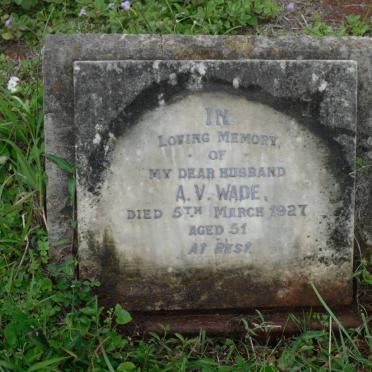 WADE A.V. -1927