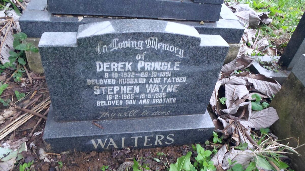 WALTERS Derek Pringle 1932-1991 :: WALTERS Stephen Wayne 1965-1985