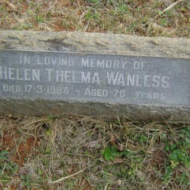 WANLESS Helen Thelma -1984