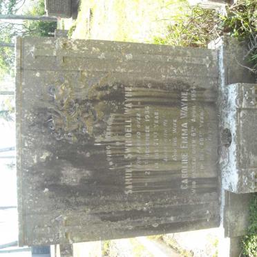 WAYNE Samuel Swindell -1936 &amp; Caroline Emma -1956