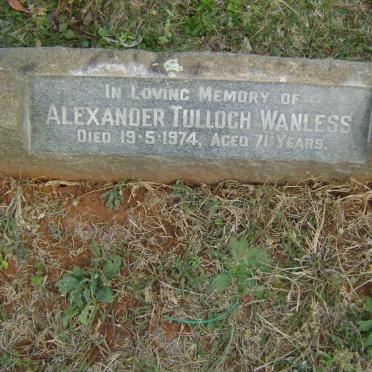 WANLESS Alexander Tulloch -1974