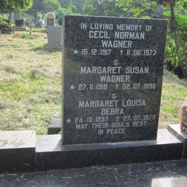 WAGNER Cecil Norman 1917-1977 &amp; Margaret Susan 1918-1996 :: WAGNER Margaret Louisa Debra 1937-1979
