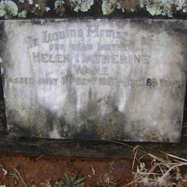 WAKE Helen Catherine -1953