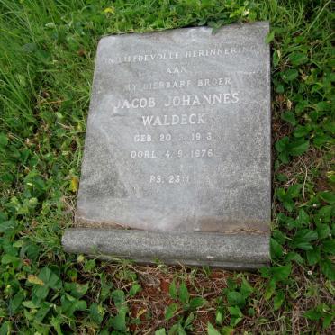 WALDECK Jacob Johannes 1913-1976