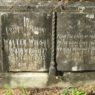 WAINWRIGHT Walter Wilson -1937