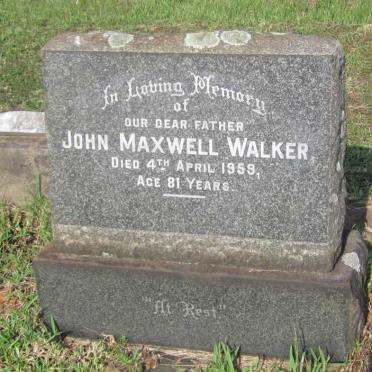 WALKER John Maxwell -1959