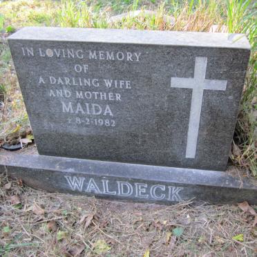 WALDECK Maida -1982