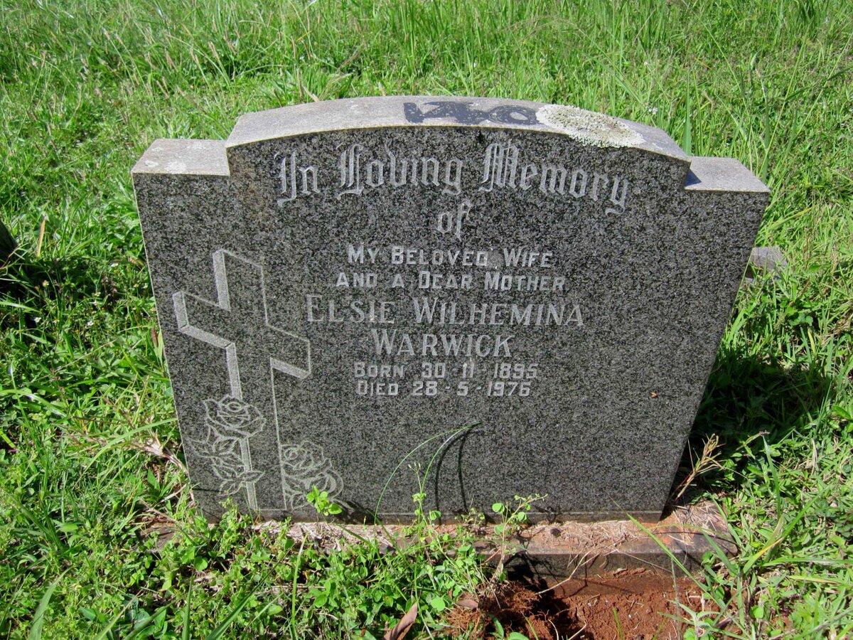 WARWICK Elsie Wilhemina 1895-1976