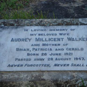 WALKER Audrey Millicent 1921-1947
