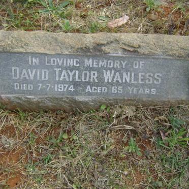 WANLESS David Taylor -1974