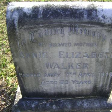 WALKER Annie Elizabeth -1948