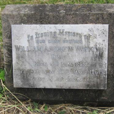 WATKINS William Andrew 1886-1961