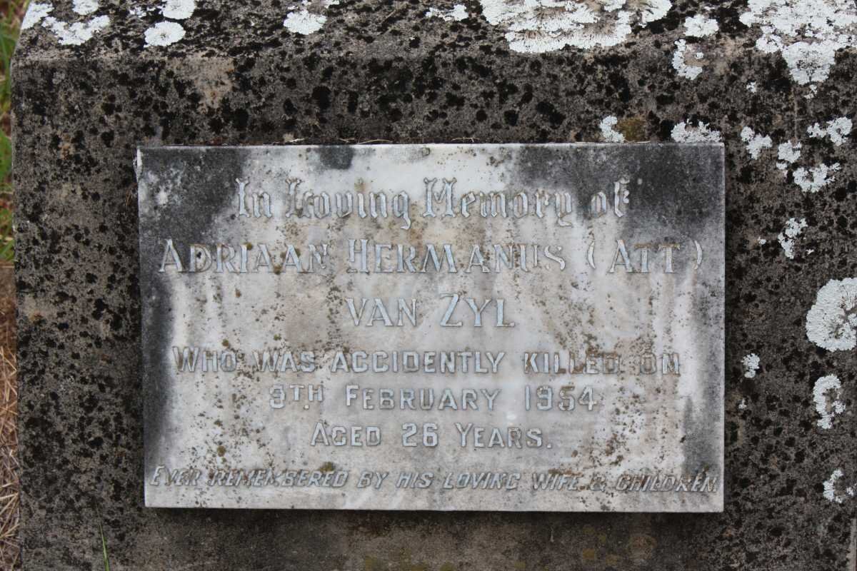 ZYL Adriaan Hermanus, van -1954