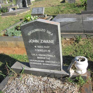 ZWANE John 1945-2002