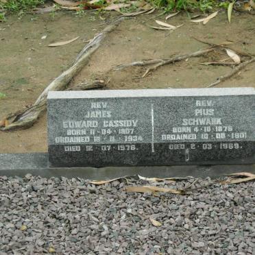 CASSIDY James Edward 1907-1976 :: SCHWARK Pius 1876-1969