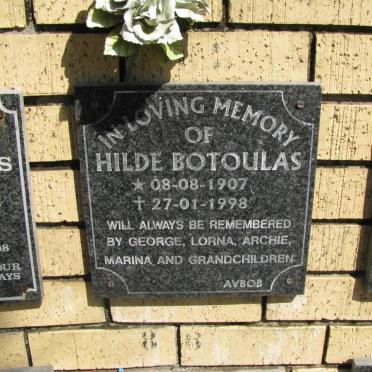 BOTOULAS Hilde 1907-1998