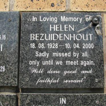 BEZUIDENHOUT Helen 1928-2000