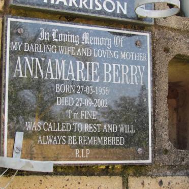 BERRY Annamarie 1956-2002
