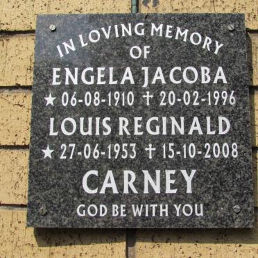 CARNEY Engela Jacoba 1910-1996 :: CARNEY Louis Reginald 1953-2008