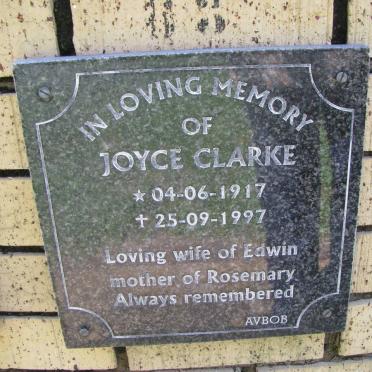 CLARKE Joyce 1917-1997