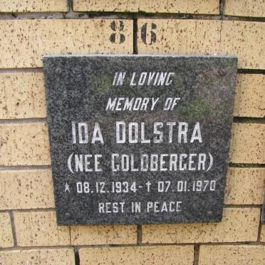 DOLSTRA Ida nee GOLDBERGER 1934-1970 