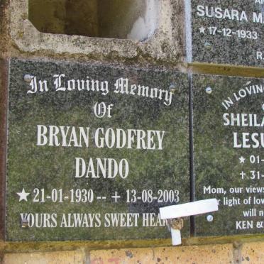 DANDO Bryan Godfrey 1930-2003