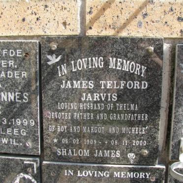JARVIS James Telford 1909-2000