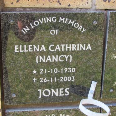 JONES Ellena Cathrina 1930-2003