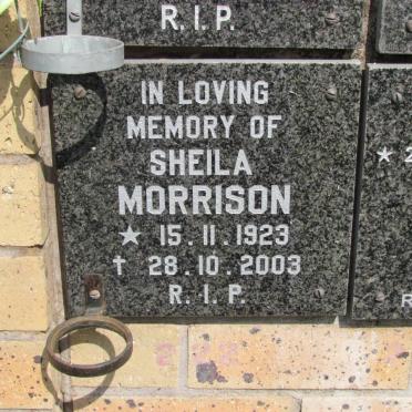 MORRISON Sheila 1923-2003