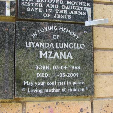 MZANA Liyanda Lungelo 1968-2004