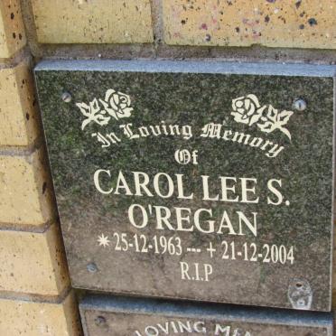 O'REGAN Carol Lees 1963-2004