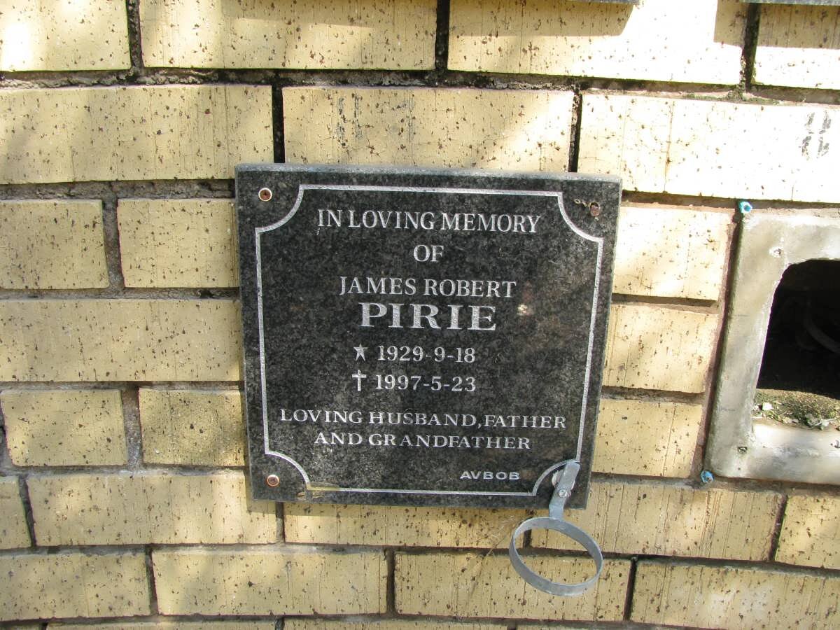 PIRIE James Robert 1929-1997