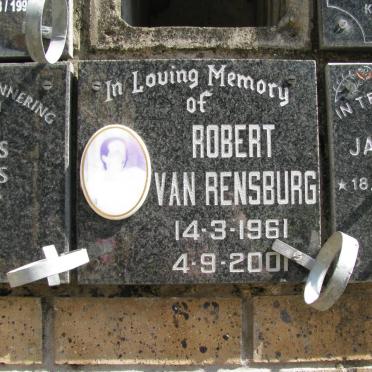 RENSBURG Robert, van 1961-2001