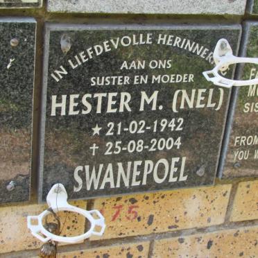 SWANEPOEL Hester M. nee NEL 1942-2004