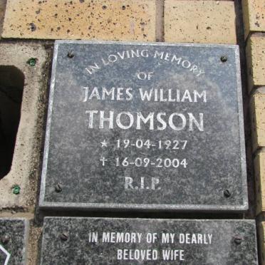 THOMSON James William 1927-2004