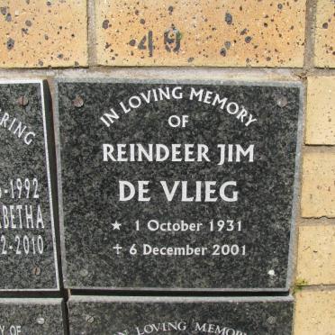 VLIEG Reindeer Jim, de 1931-2001