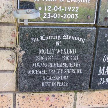 WYKERD Molly 1932-2003 