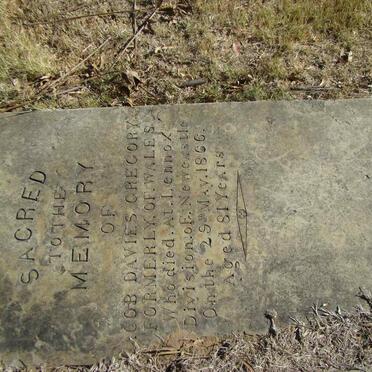 GREGORY Jacob Davies -1866