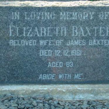 BAXTER Elizabeth -1961