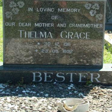 BESTER Thelma Grace 1911-1992