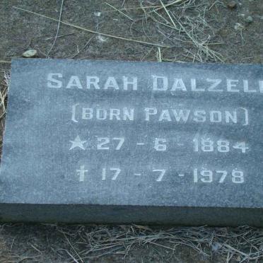 DALZELL Sarah nee PAWSON 1884-1978