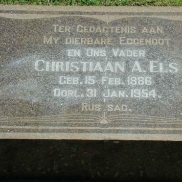 ELS Christiaan A. 1886-1954