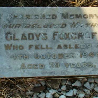 FOXCROFT Gladys -1944