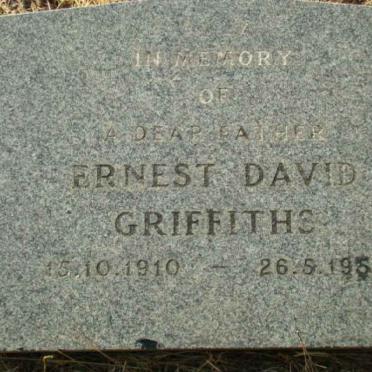 GRIFFITHS Ernest David 1910-1956