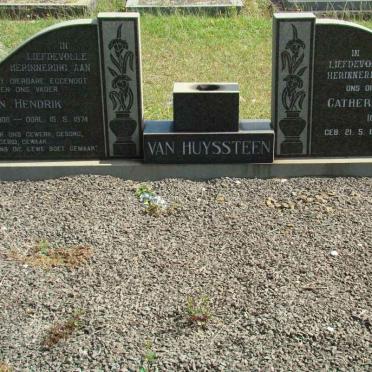 HUYSSTEEN John Hendrik, van 1906-1974 &amp; Catherina Elizabeth MARITZ 1913-1997