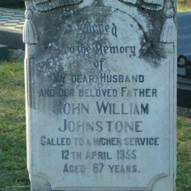 JOHNSTONE John William -1955