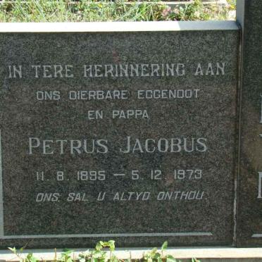 STEYN Petrus Jacobus 1895-1973