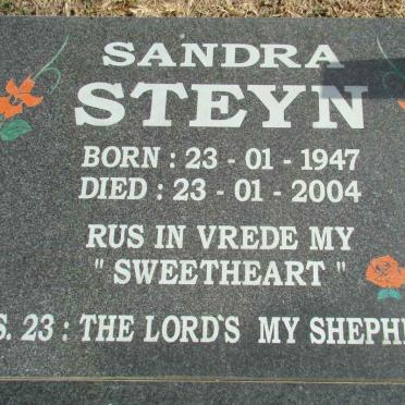 STEYN Sandra 1947-2004