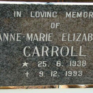 CARROLL Anne-Marie Elizabeth 1938-1993