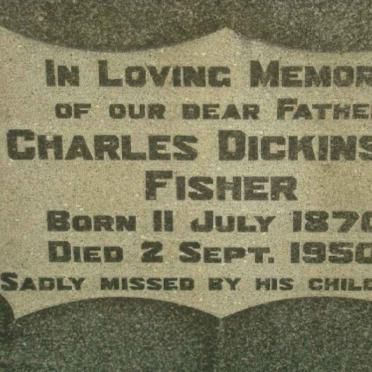 FISHER Charles Dickinson 1870-1950